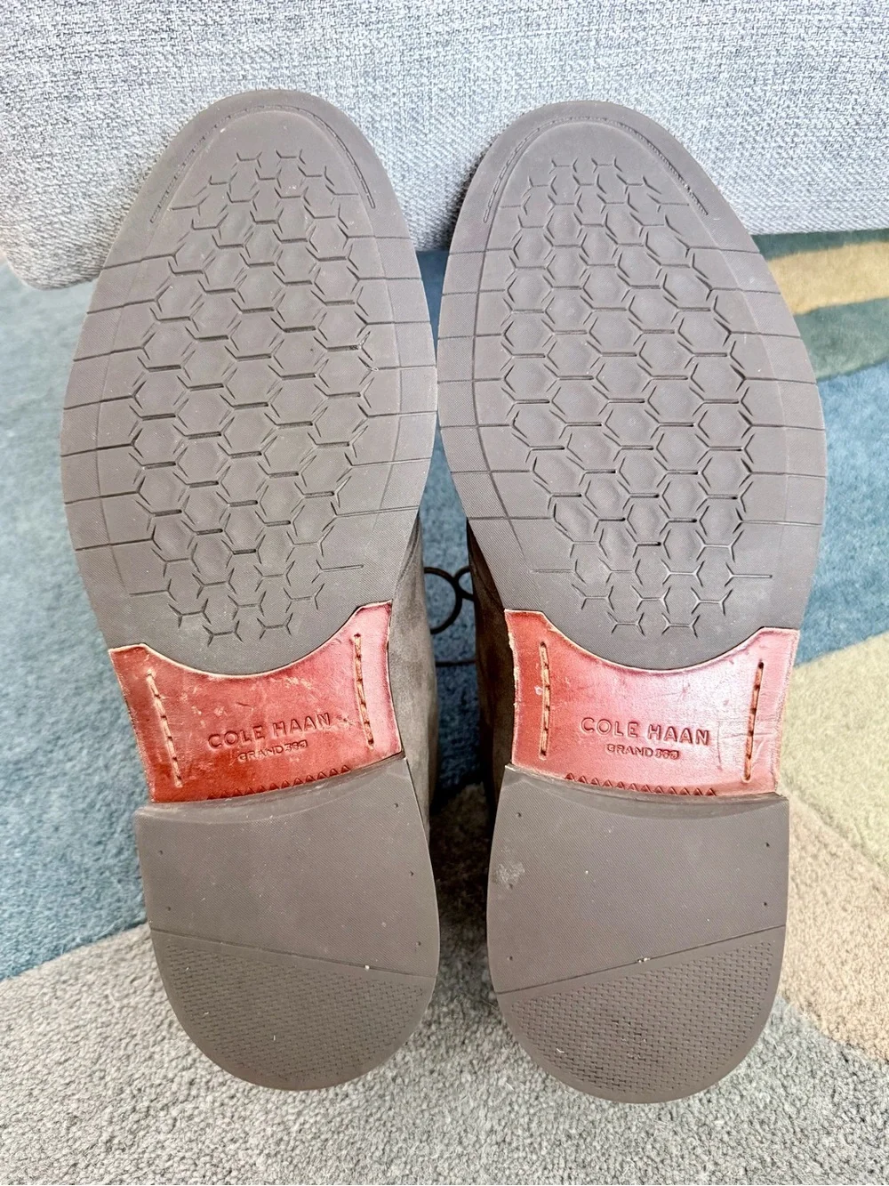 Men's Cole Haan Judson Grand Suede Chukka Boots - Classic Lace-Up - Size 9.5M